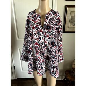 J. Bee button up Blouse size XL